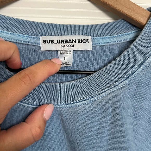 Light Blue Crew Sweater, excellent condition - Picture 2 of 2